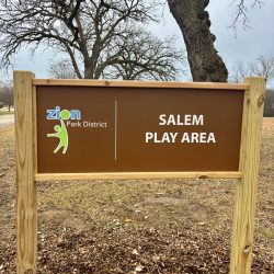Salem Play Area Sign